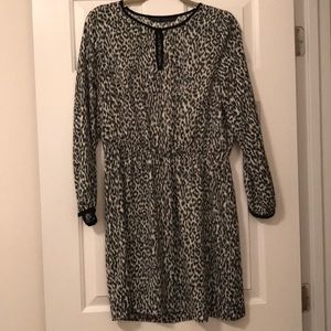 Zara leopard print dress